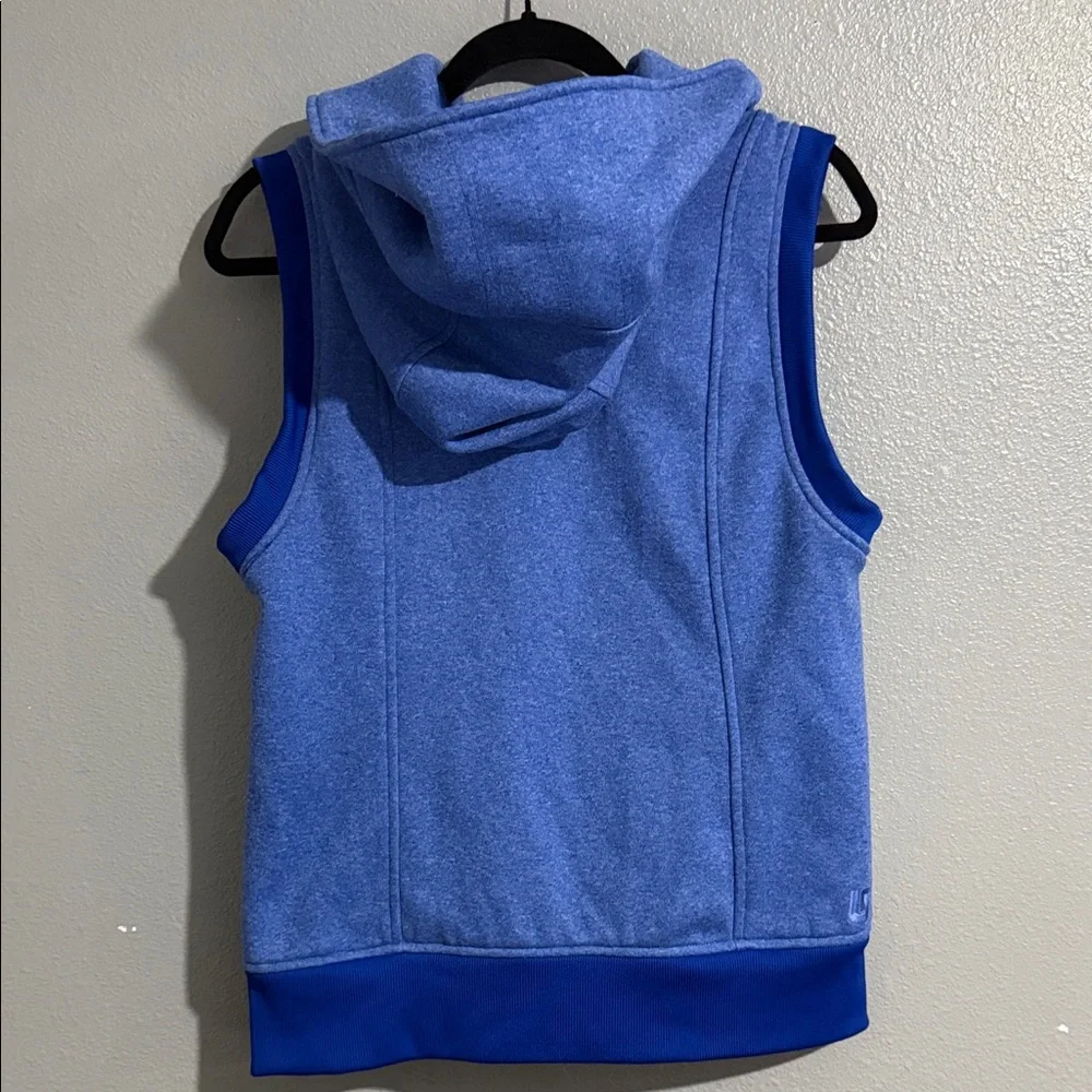 Burton Royal Blue Sleeveless Zip Hoodie Vest